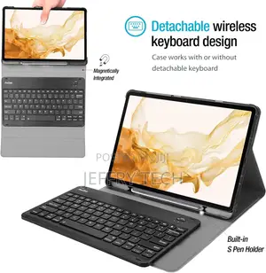 Keyboard Case for 12.4 Inch Galaxy Tab S8 Plus 2022 /Tab S7