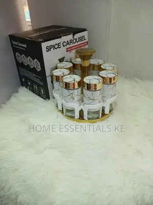 9pcs Rotating Spice Rack