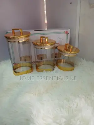 3pcs Acrylic Cannister Storage Jars
