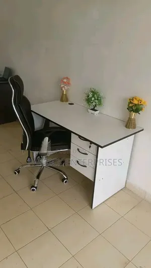 1.2 MTR Office Desk Plus Executive Office Leather Chair