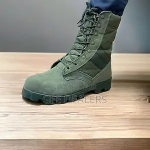 Jungle Green Siwar Boots>Jungle Green Military Boots