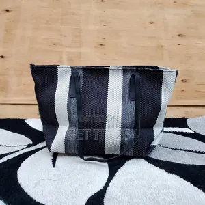 *Elena Stripped Tote Bag