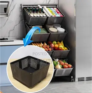 Quality , Sturdy Multifunctional Metallic Cart Storage Rack