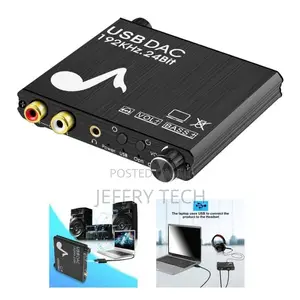 192khz DAC Digital to Analog Converter Volume Adjust Plug