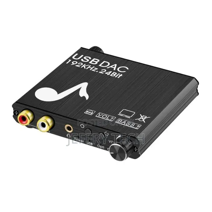 192khz DAC Digital to Analog Converter Volume Adjust Plug