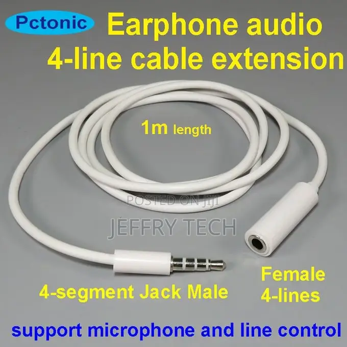 Earphone Line Wire Extension for Phone