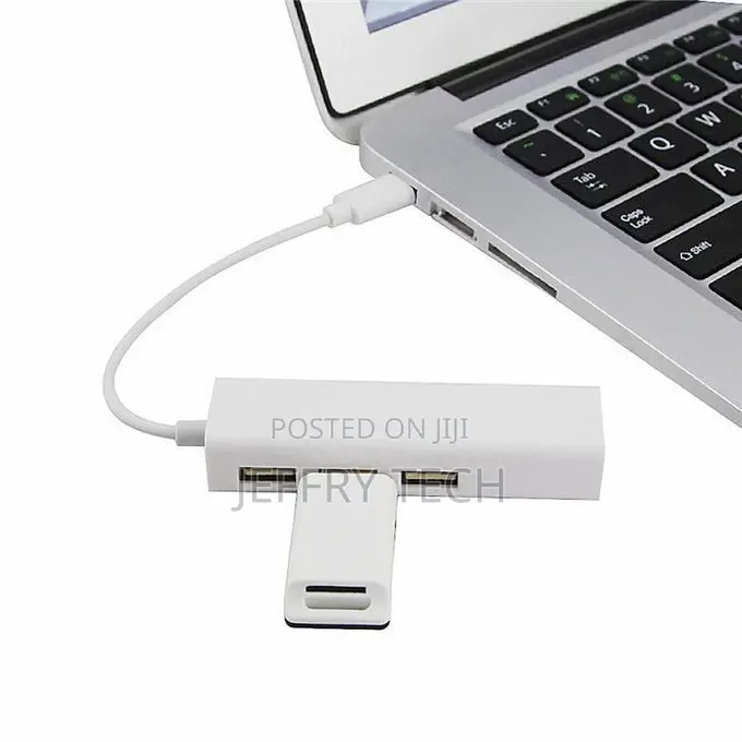 USB 2.0 Type-C 3 Port HUB Fast Ethernet