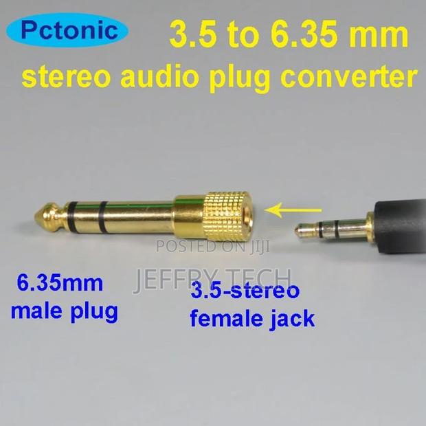 PCTONIC 6.35 to 3.5 Mm Stereo 3-Lines Audio - thumbnail 2