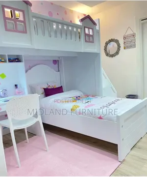 Kids Double Decker for Girls/ Children Bunk Bed