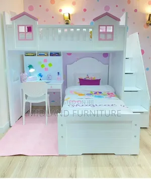 Kids Double Decker for Girls/ Children Bunk Bed