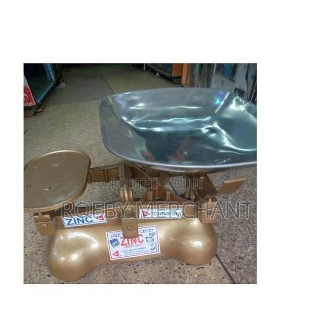 Zinc Manual Weighing Scale Analogue With 7weights - 15kgs - main view