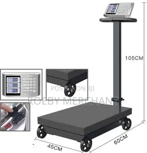 TCS Heavy Duty Digital Weighing Scale 600kg With Wheels