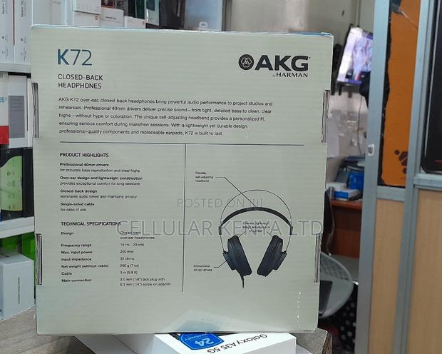 Akg Closed-Back Stereo Headphones - thumbnail 3
