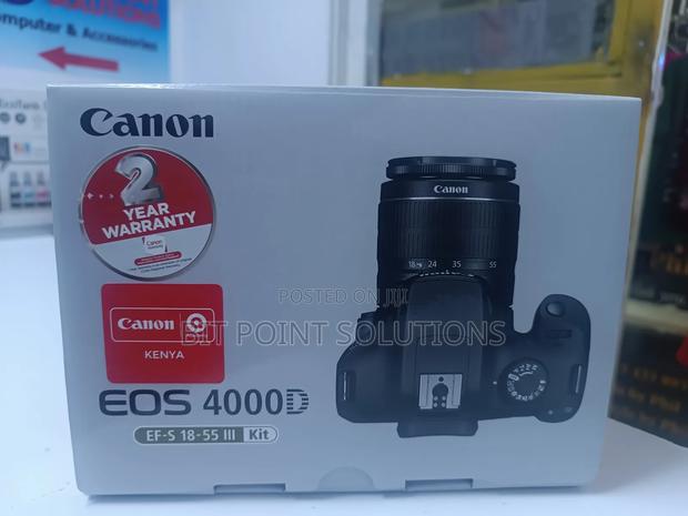 Canon EOS 4000D Camera (Ef-S 18-55 III Kit) '! Canon 4000D