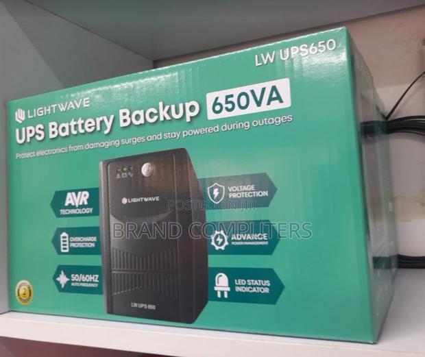 Lightwave 650VA Back-Up UPS - main view