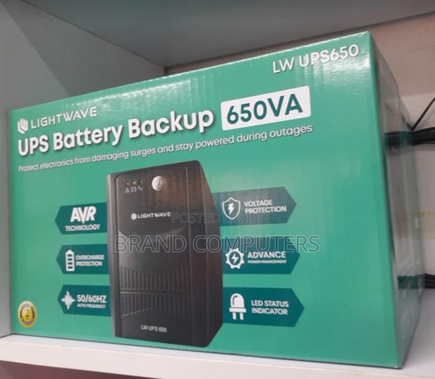 Lightwave 650VA Back-Up UPS 370 Watts - main view