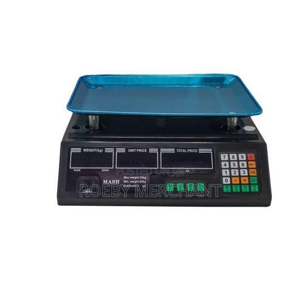 Mash High Accuracy LCD Display Digital Weighing Scale-30kgs - main view