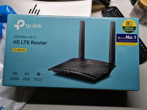 Tp-Link 300mbps Wireless N 4G LTE Router - TL-MR100