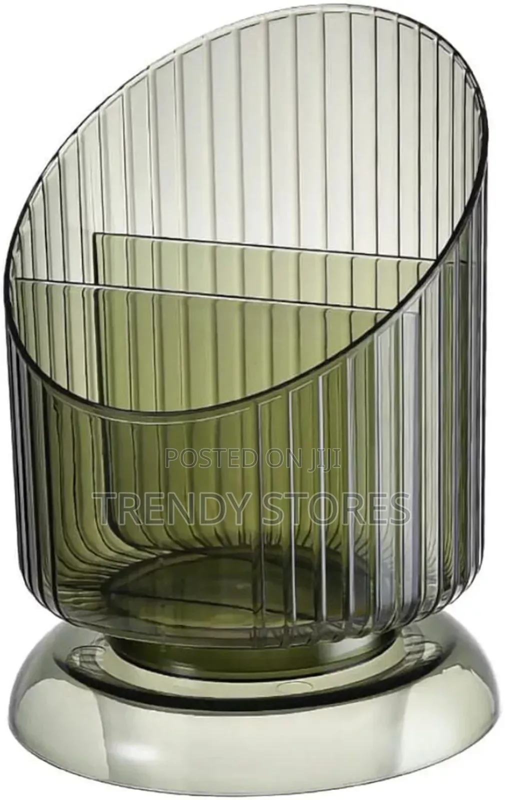 Green Acrylic Rotating Makeup Organizer