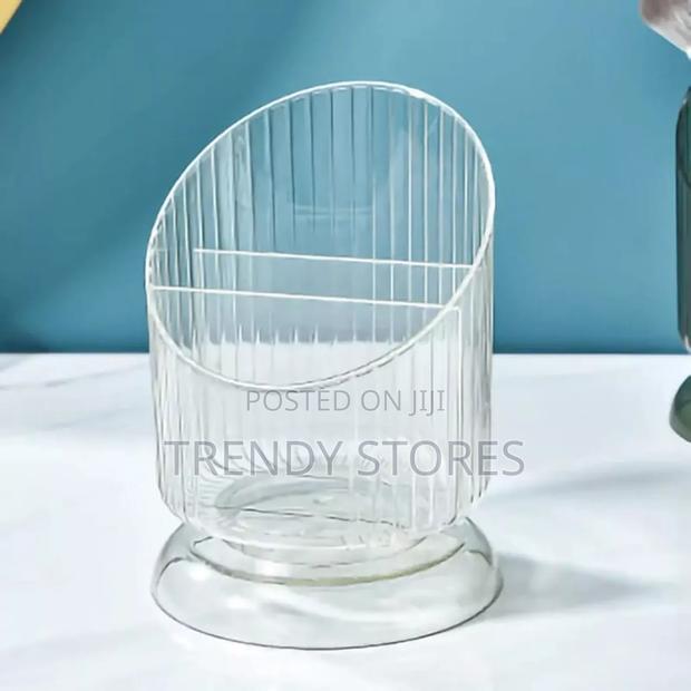 Clear Acrylic Rotating Makeup Organizer - main view