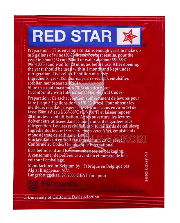 Wine Yeast Red Star Premier Classique Formerly Montrachet - thumbnail 2