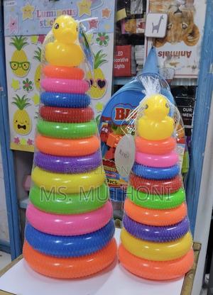 Kids Rainbow Stacking Tower Intro Sizes - thumbnail 2