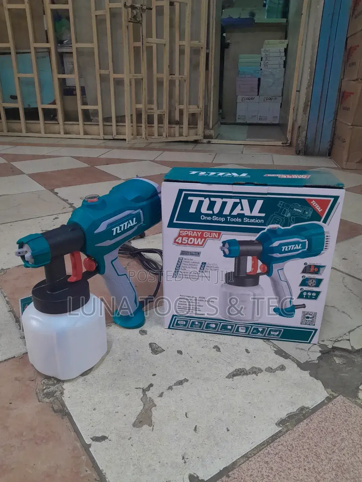 Total,Spray Gun,450watts.