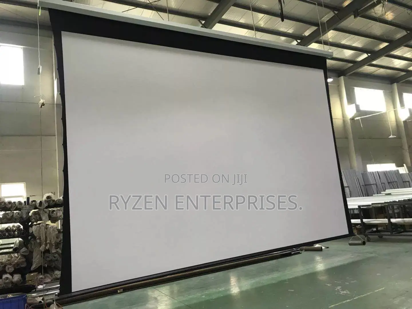 Lw Eps 240e Electric Projector Screen 240 X 240