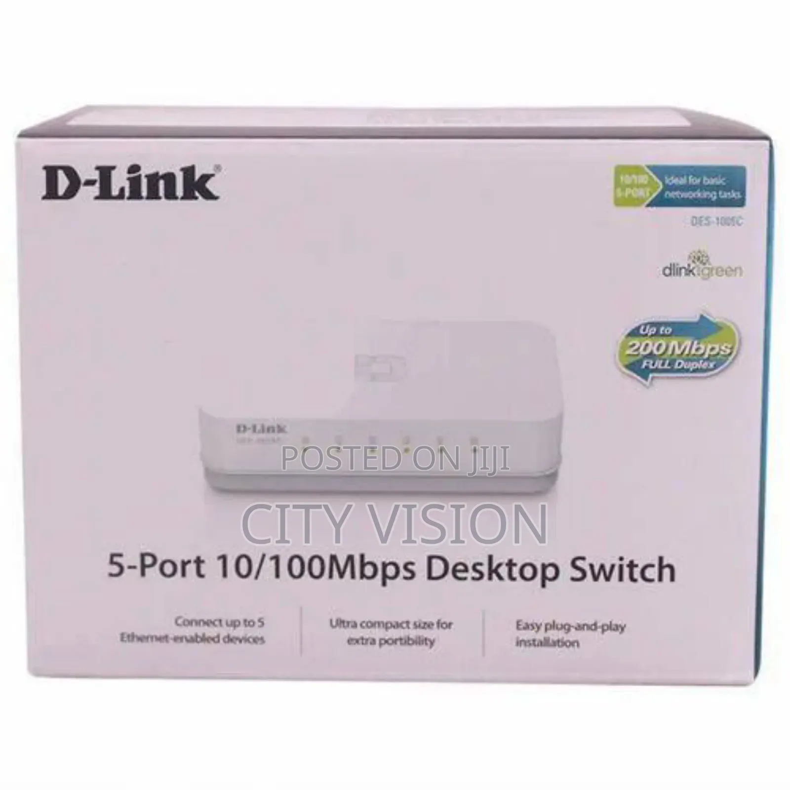 Des-1005c/B D-Link 5 Port 10/100base-T Unmanged Des-1005c/B