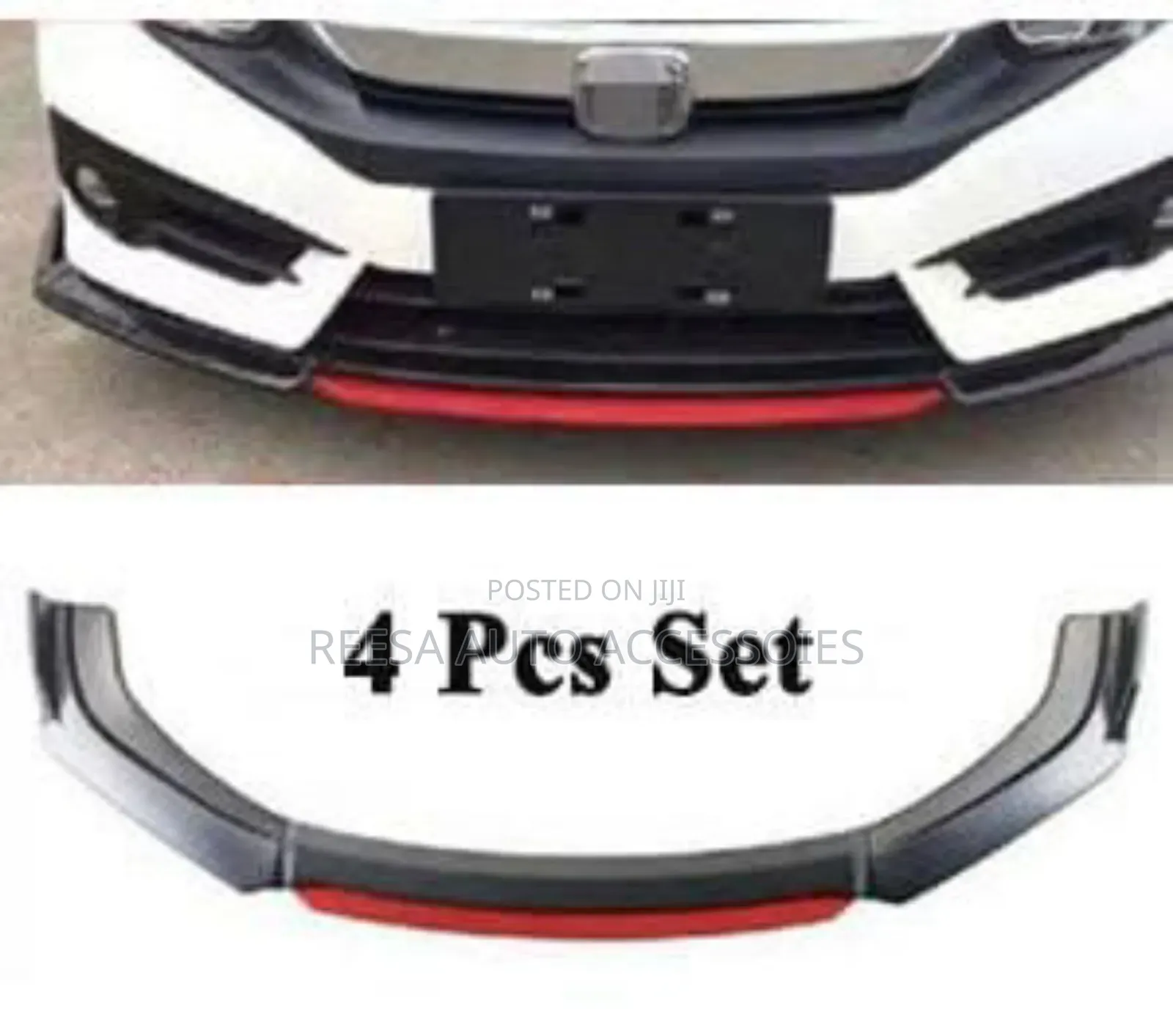 Bumper Lip Black Red