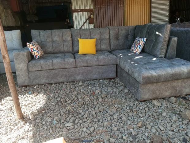 6 Seater Coner Seat Grey