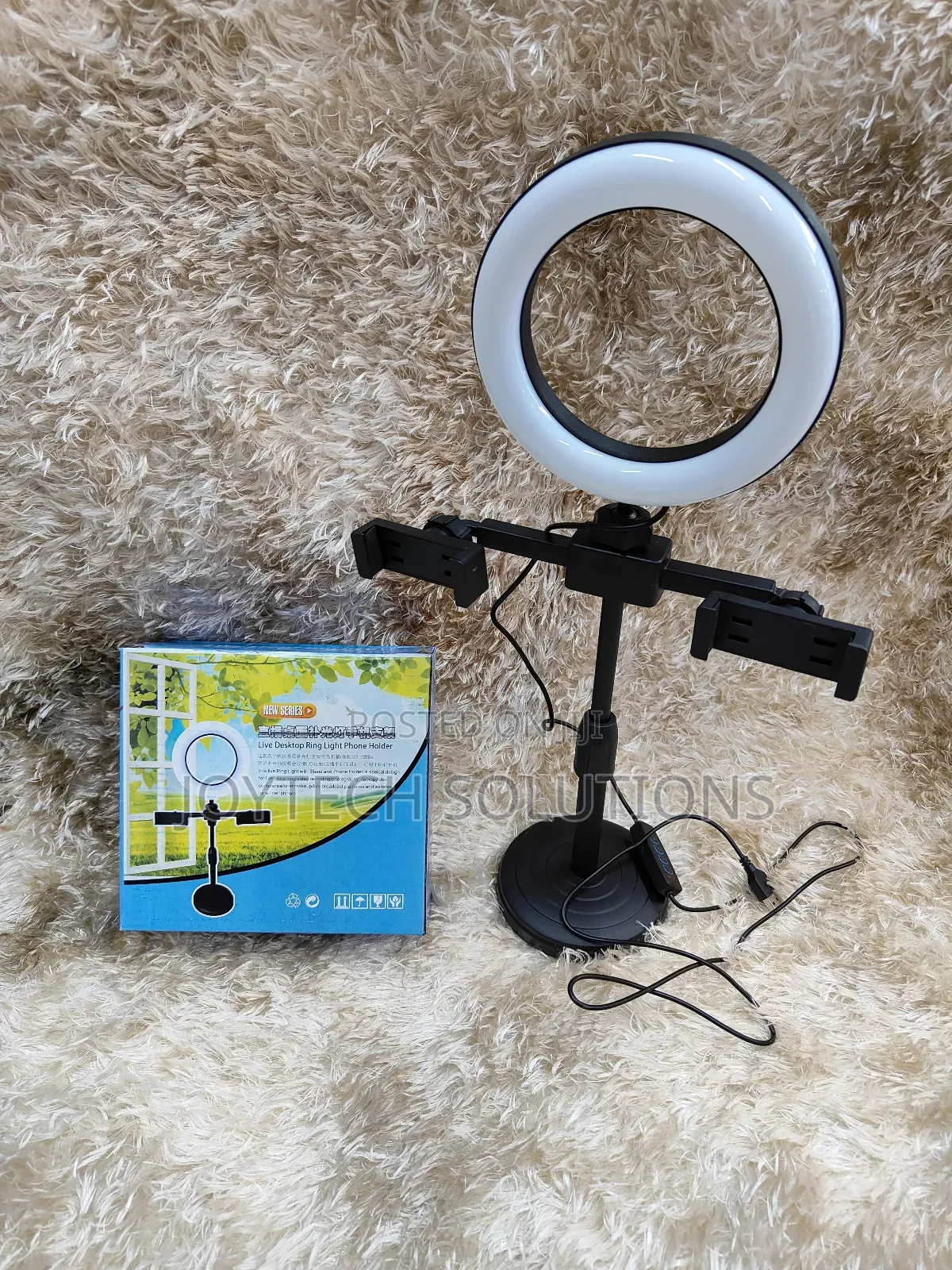 Phone Dual Phone Holder 6 Inches Ringlight .