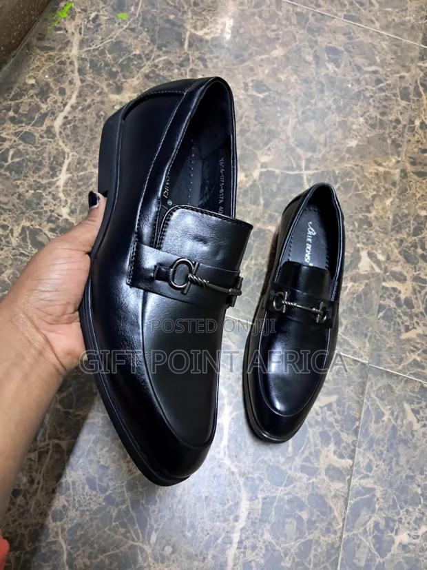 Black Official Men Shoes - main view