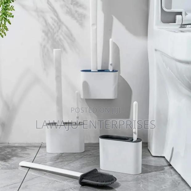 Long Handle Silicone Toilet Brush - main view
