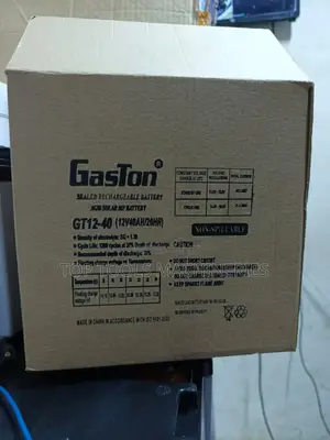 Brand New Gaston 40ah 12V Battery at 6, 000