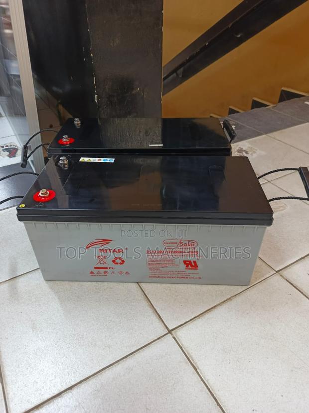 Original Ritar 200ah 12V Heavy Duty Battery - main view