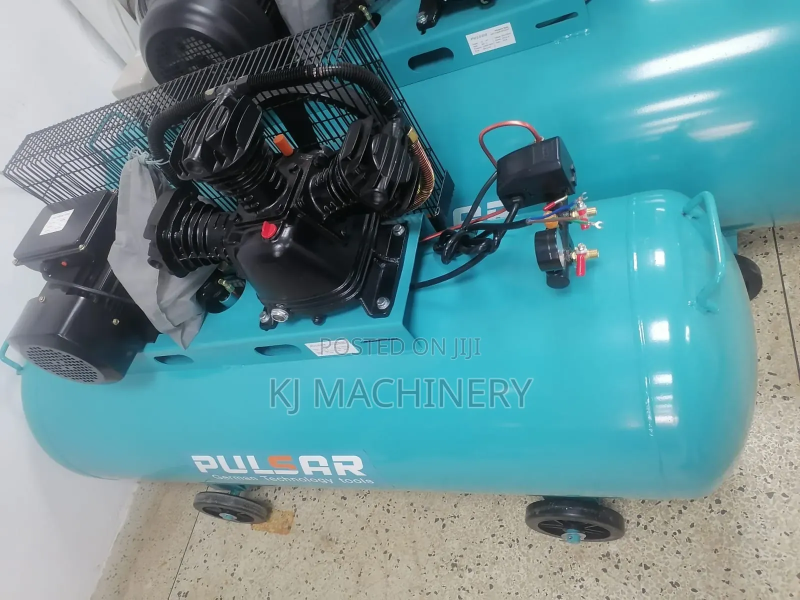 Pulsar Air Compressor 500l Electric Three Phase.
