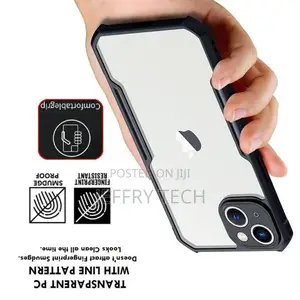 Xundo Transparent Back Cover Case With Integrated Camera Cov