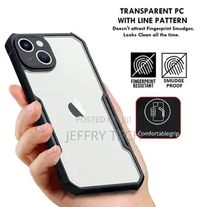 Xundo Transparent Back Cover Case With Integrated Camera Cov