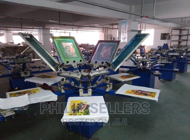 6 Color 6 Station Manual T Shirt /Screen Printer/Printing Machine - main view