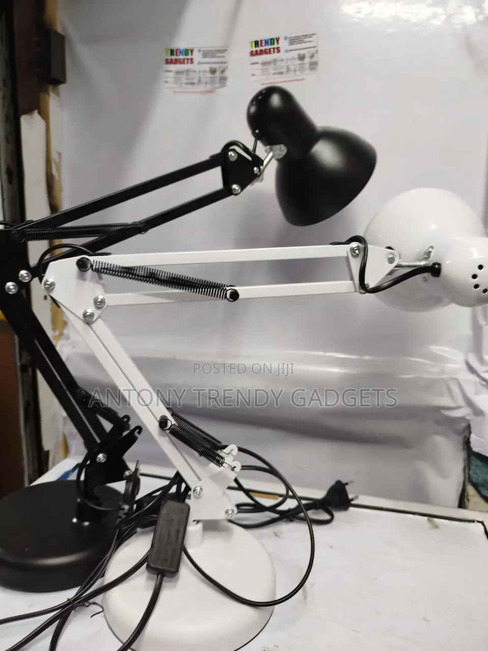 Unveil Clarity With Dawn's Beam (White Retro LED Desk Lamp)