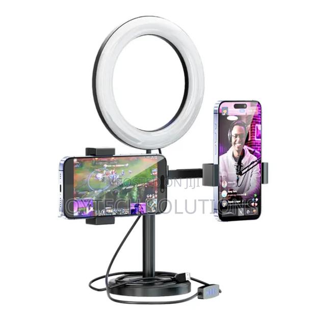 Mobile Phone Clip Live Desktop Mobile Ring Light - main view