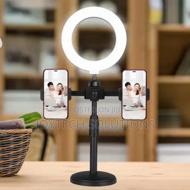 Mobile Phone Clip Live Desktop Mobile Ring Light - thumbnail 2