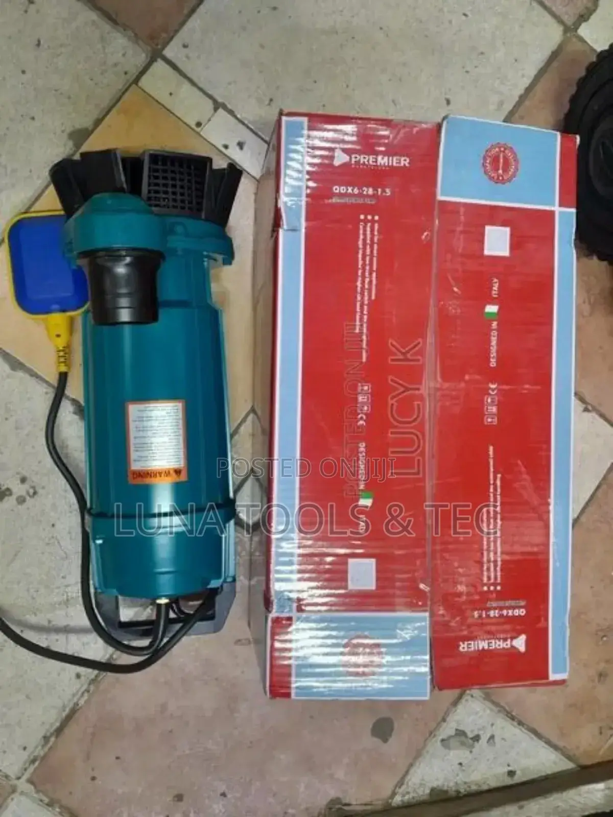 2hp Submersible Pump, Premier, 28m Head.