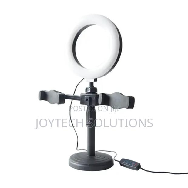 6 Inches Ringlight for Laptop/ Desktop Mobile Holder.