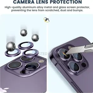 Screen Protector Metal, for iPhone 14 Pro Max 2022 (Purple)