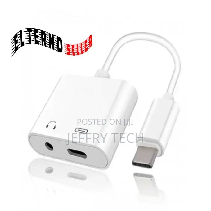 Adapter From a Type-C Male Port to an Input (Type-C Female +