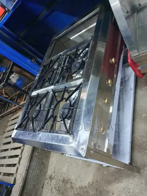 Stainless Four Burner Combined Unit