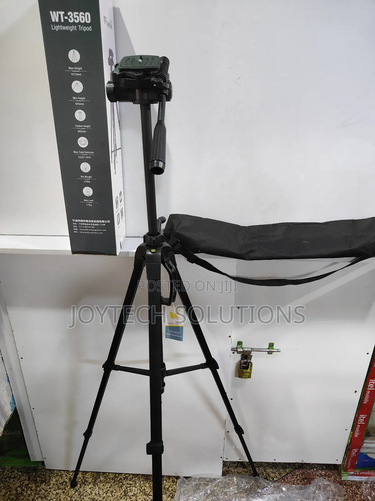 Phone Tripod Stand. 1.6 Meter High With Phone Holder