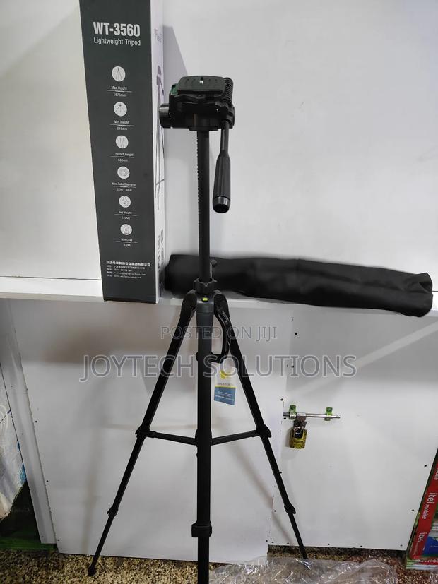 Phone Tripod Stand. 1.6 Meter High With Phone Holder - thumbnail 2